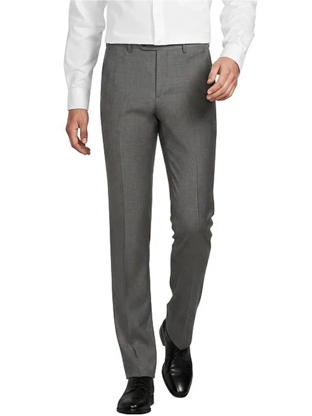 Santorelli Italian Men's Dress Suit Pants - Gray